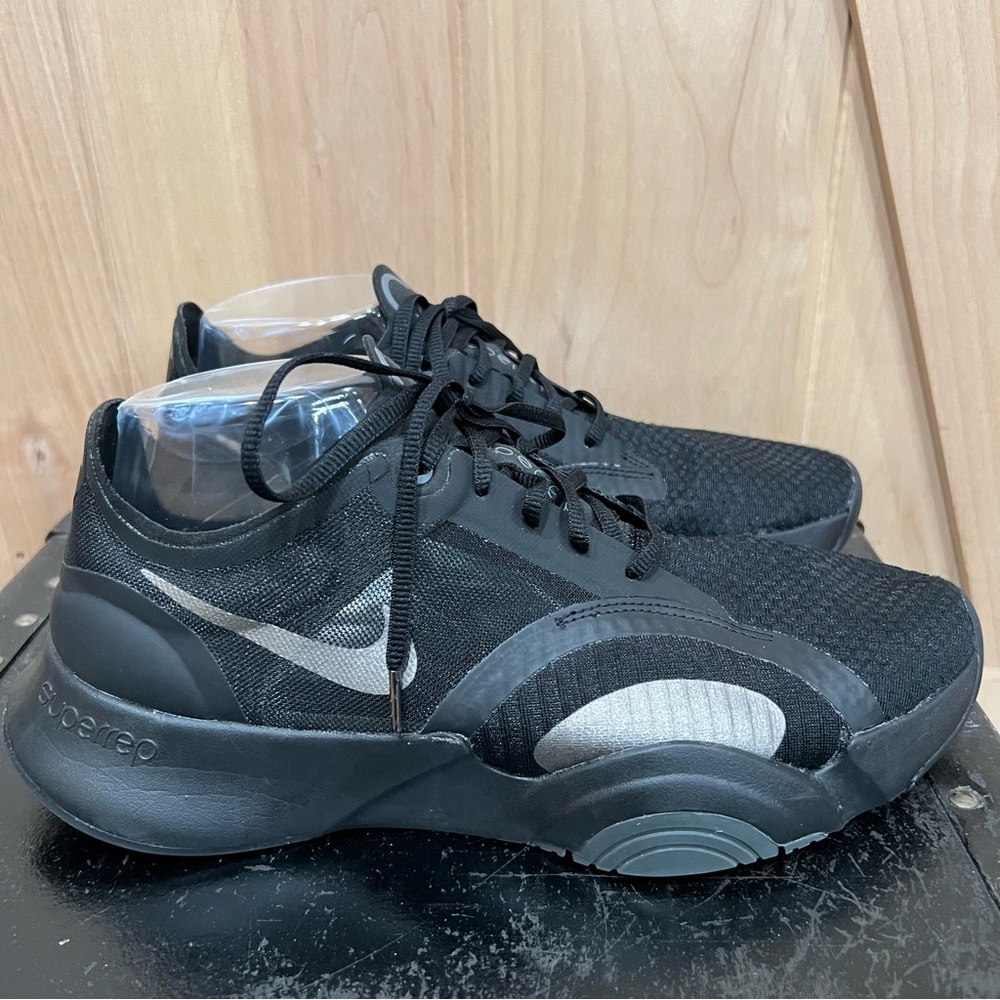 Nike Training SuperRep Go Size 8.5 Black Iron Grey Mens Sneakers Shoes - Picture 9 of 16